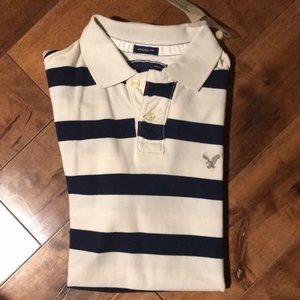 American Eagle Striped Athletic Fit Shirt NWT
